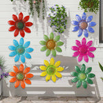 Daisy Wall Decor Iron 3D Weather-Resistant Floral Accent