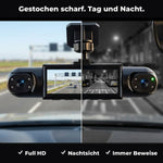 Dash Cam 4-Channel 360° Coverage Infrared Night Vision