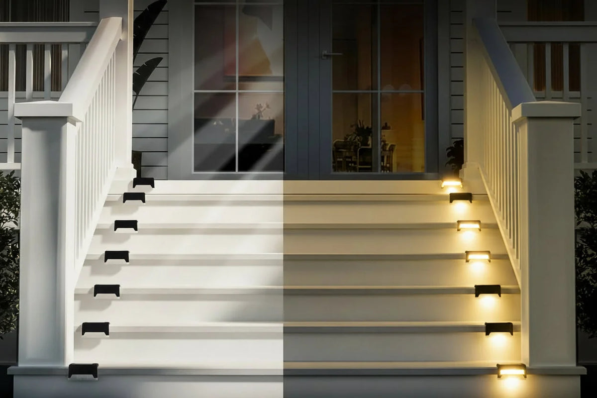 Deck & Path Light Solar Dusk-To-Dawn No Wiring