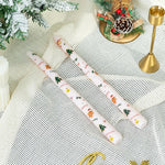 Decorative Candle Set Handcrafted Wax Set of 2
