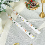 Decorative Candle Set Handcrafted Wax Set of 2