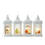 Decorative Christmas Lantern Integrated LED Warm Glow