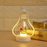 Decorative Christmas Lantern Snowman Design Battery-Operated Indoor & Outdoor