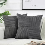 Decorative Cushion Cotton-Linen Blend Machine-Washable Cover 17.7 Inch