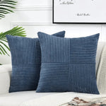 Decorative Cushion Cotton-Linen Blend Machine-Washable Cover 17.7 Inch