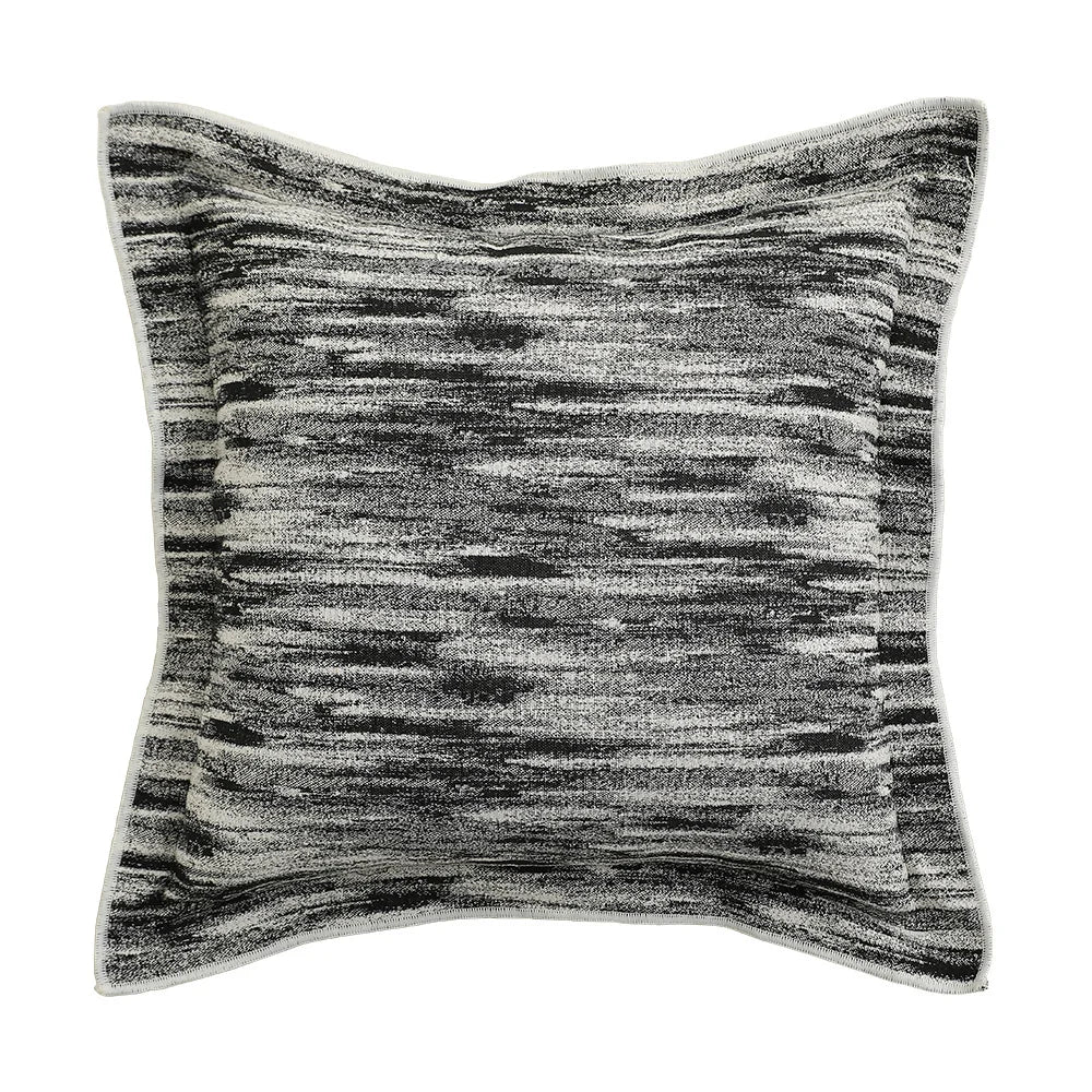 Decorative Cushion Cover Baroque Jacquard Velvet Ruffle