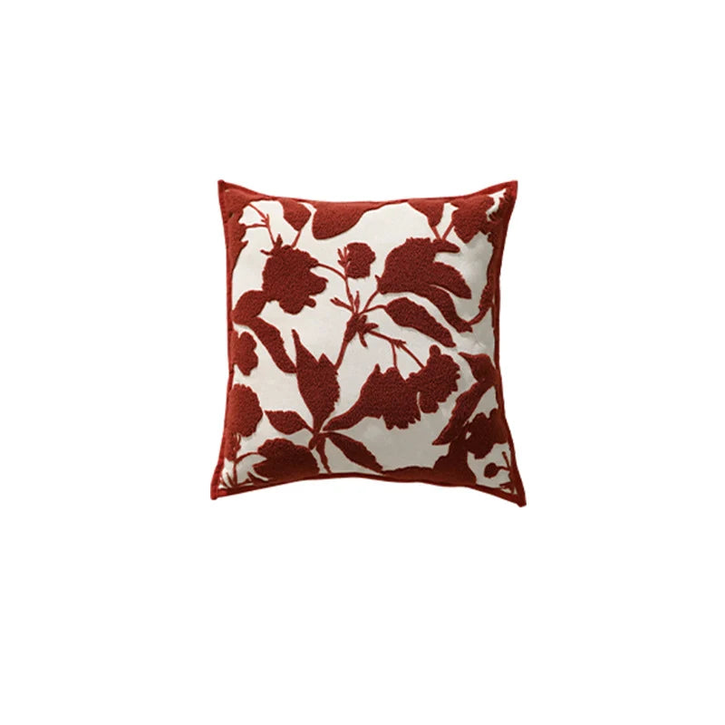 Decorative Cushion Cover Chenille Tufted Velvet Hidden Zipper