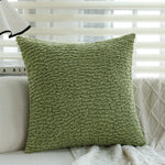 Decorative Cushion Cover Cotton-Linen Zigzag Tufting & Tassels