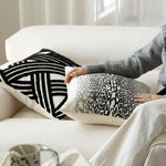 Decorative Cushion Cover Tufted Chenille Concealed Zipper