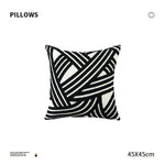 Decorative Cushion Cover Tufted Chenille Concealed Zipper