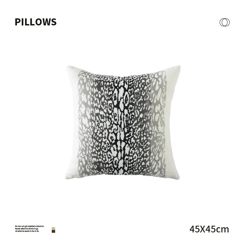 Decorative Cushion Cover Tufted Chenille Concealed Zipper