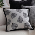 Decorative Cushion Textured Cotton Removable Washable Cover 18x18in