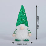 Decorative Gnome Handcrafted Glitter Hat & Soft Fluffy Beard