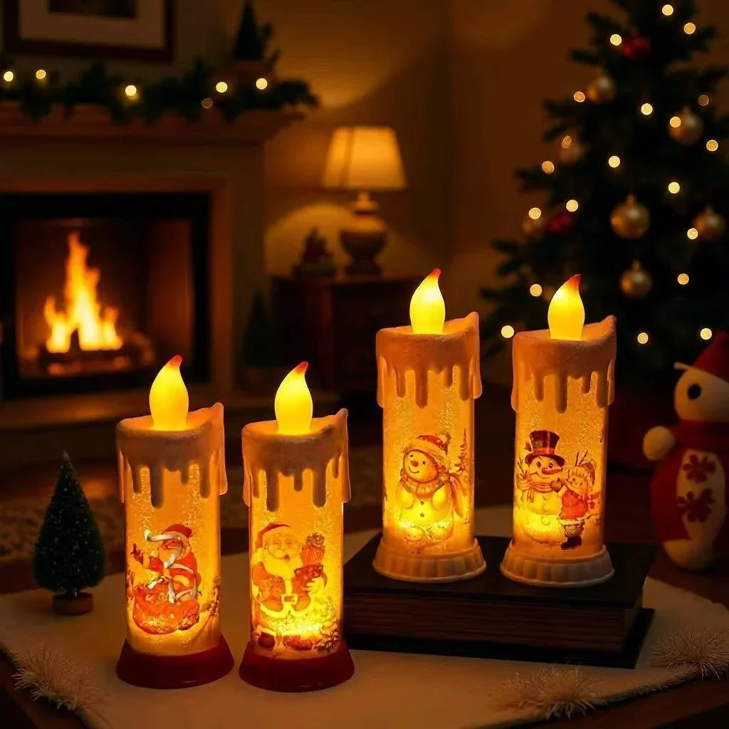 Decorative LED Candle Realistic Flame Smoke-Free