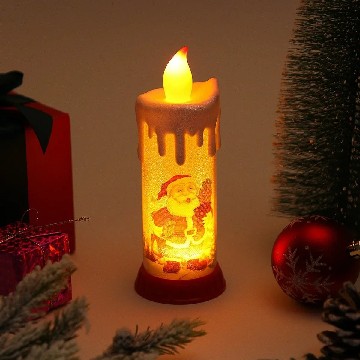 Decorative LED Candle Realistic Flame Smoke-Free