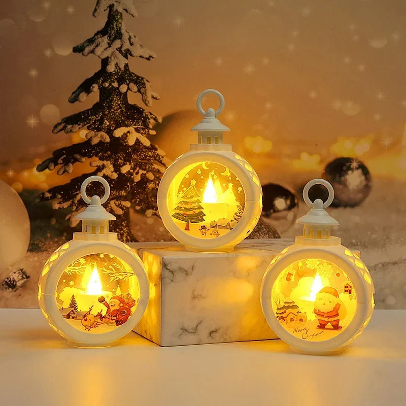 Decorative LED Lantern Christmas Motifs Indoor & Outdoor