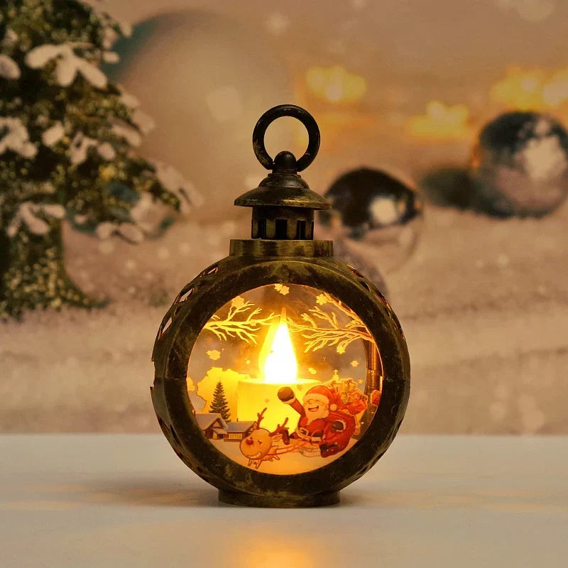 Decorative LED Lantern Christmas Motifs Indoor & Outdoor