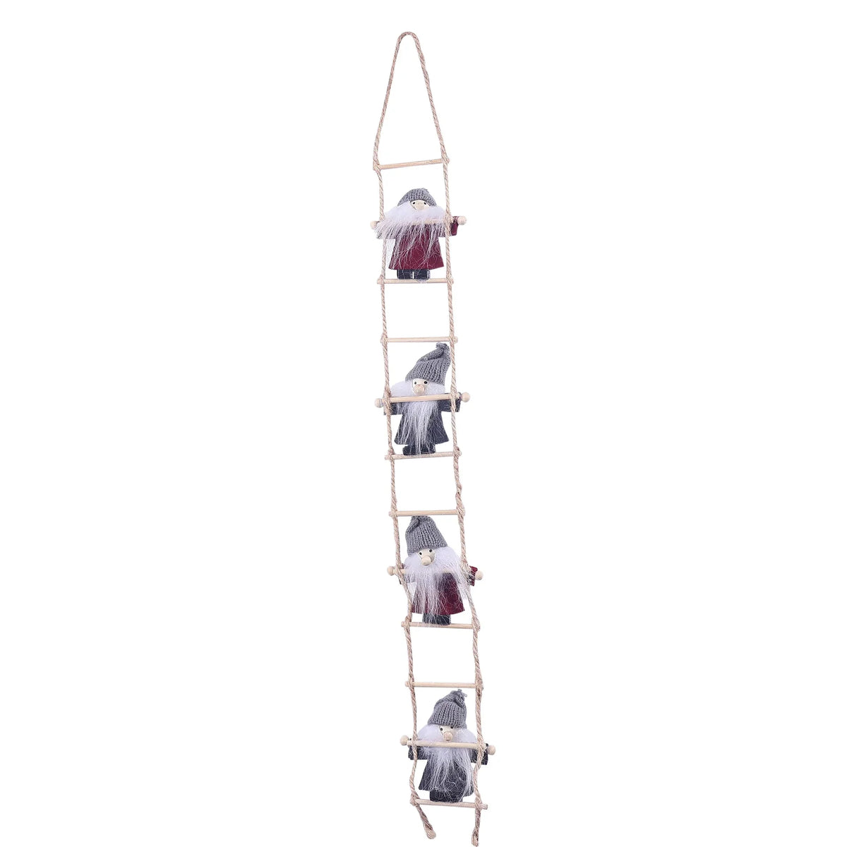 Decorative Ladder Handcrafted Figures & Hanging Loop