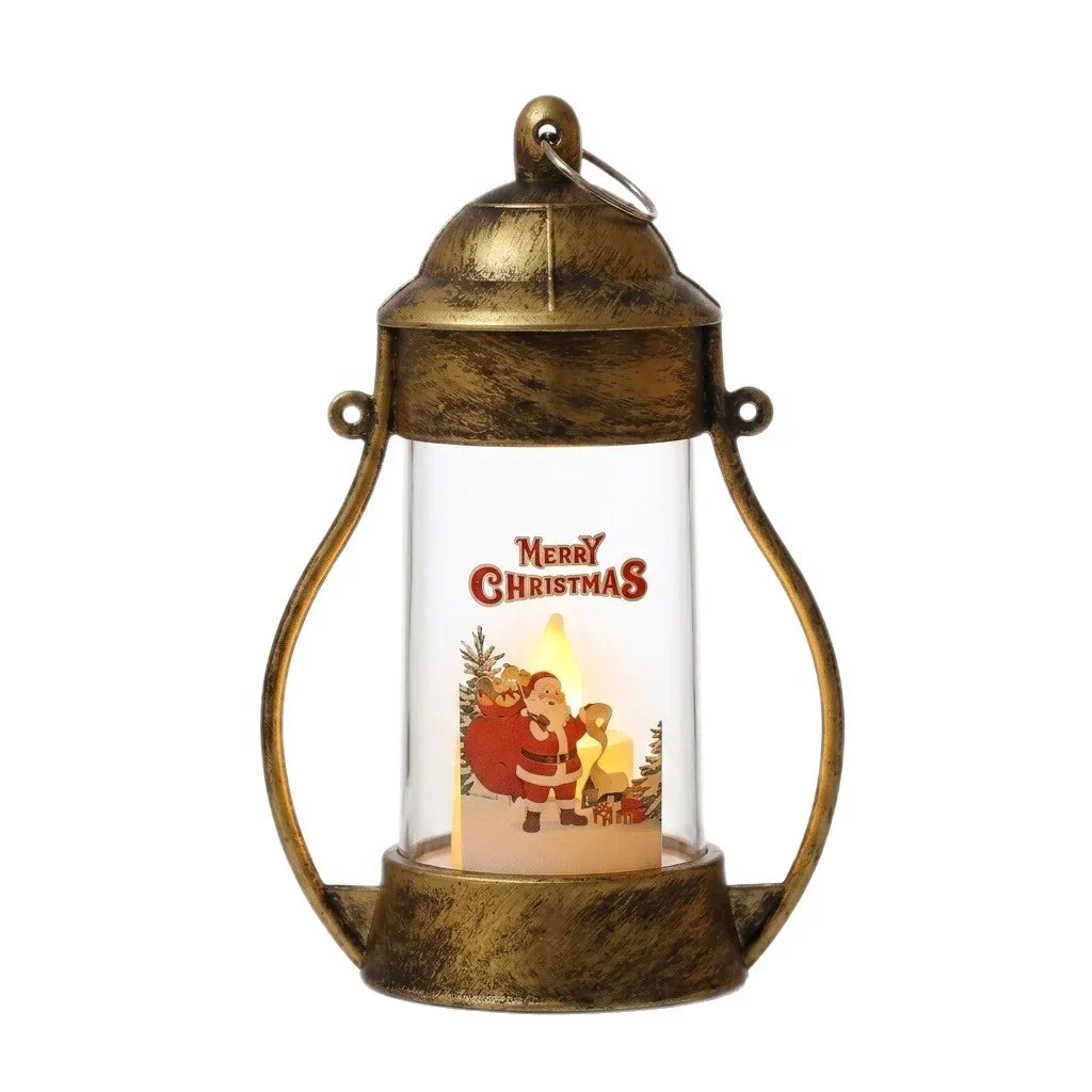 Decorative Lantern Battery-Powered Warm LED Indoor & Outdoor