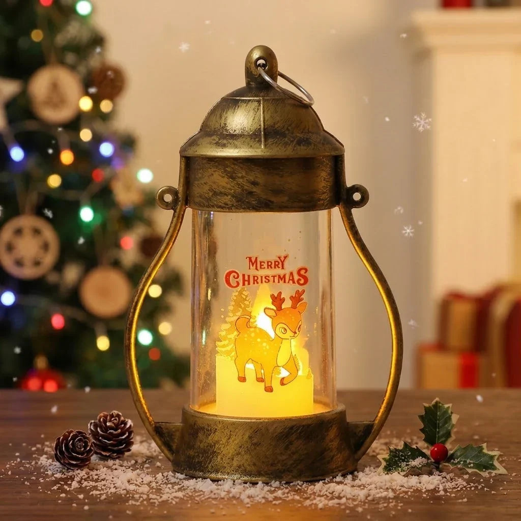 Decorative Lantern Battery-Powered Warm LED Indoor & Outdoor