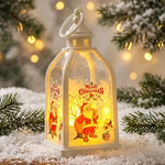 Decorative Lantern Christmas Motif Warm Glow Indoor & Outdoor