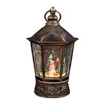 Decorative Lantern Gold Christmas Motifs Indoor & Outdoor