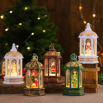 Decorative Lantern Holiday Figurine Warm LED & Battery-Operated