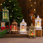 Decorative Lantern Holiday Figurine Warm LED & Battery-Operated