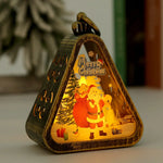 Decorative Lantern House-Shaped Soft-Glow LED Festive Motifs