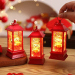 Decorative Lantern Integrated Warm LED Festive Motif