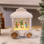 Decorative Lantern Snow Globe Effect Indoor & Outdoor
