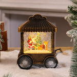 Decorative Lantern Snow Globe Effect Indoor & Outdoor