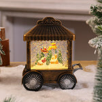 Decorative Lantern Snow Globe Effect Indoor & Outdoor