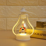 Decorative Lantern Snowman Holiday Battery-Operated LED Indoor & Outdoor