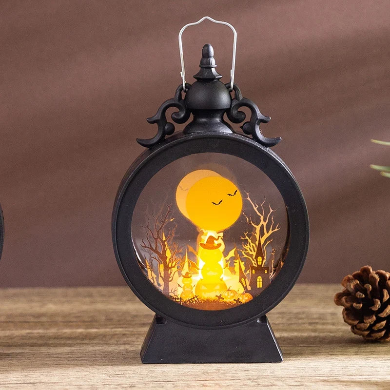 Decorative Lantern Spooky Cutout Eco-Friendly Indoor & Outdoor