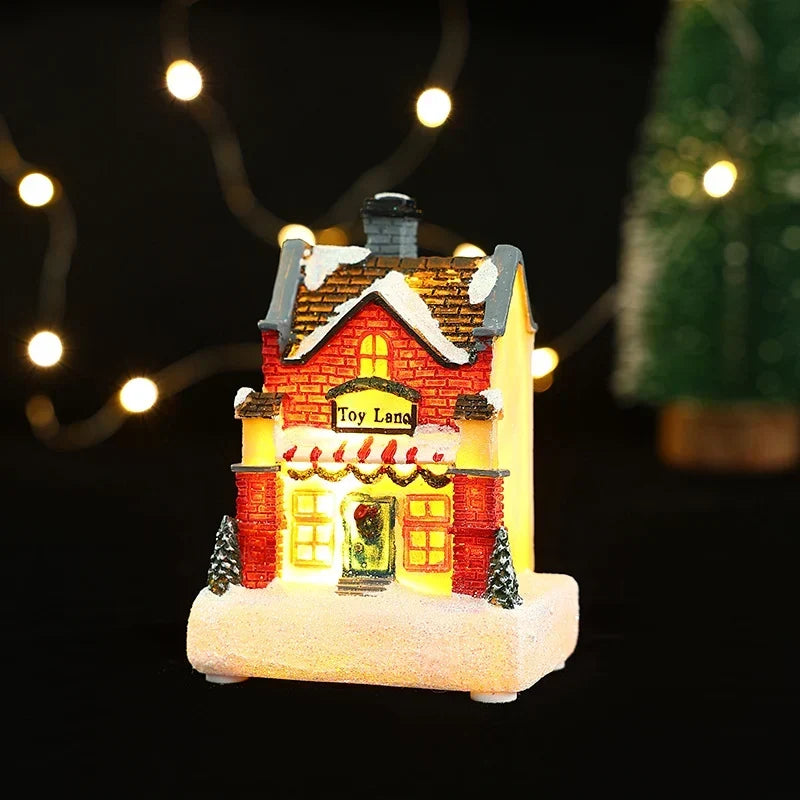 Decorative Light House-Shaped Warm LED Plug-In