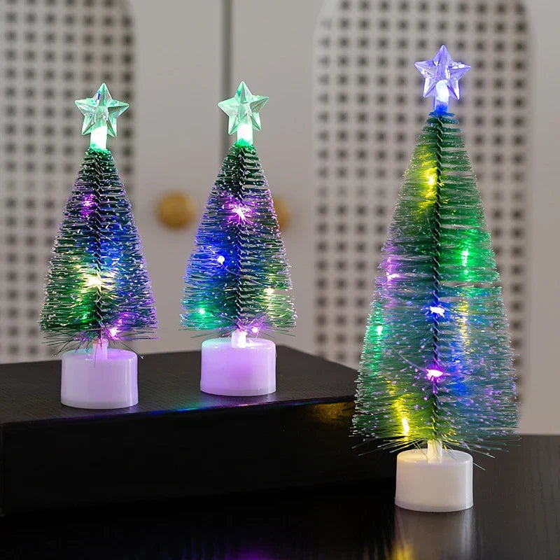 Decorative Mini Fir Built-In LED Color & Warm