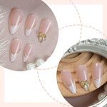 Decorative Nail Art Gold Accents & Intricate Design