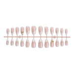Decorative Nail Art Gold Accents & Intricate Design