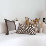 Decorative Pillow Animal Print Removable Cover Durable Fabric