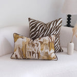 Decorative Pillow Animal Print Removable Cover Durable Fabric