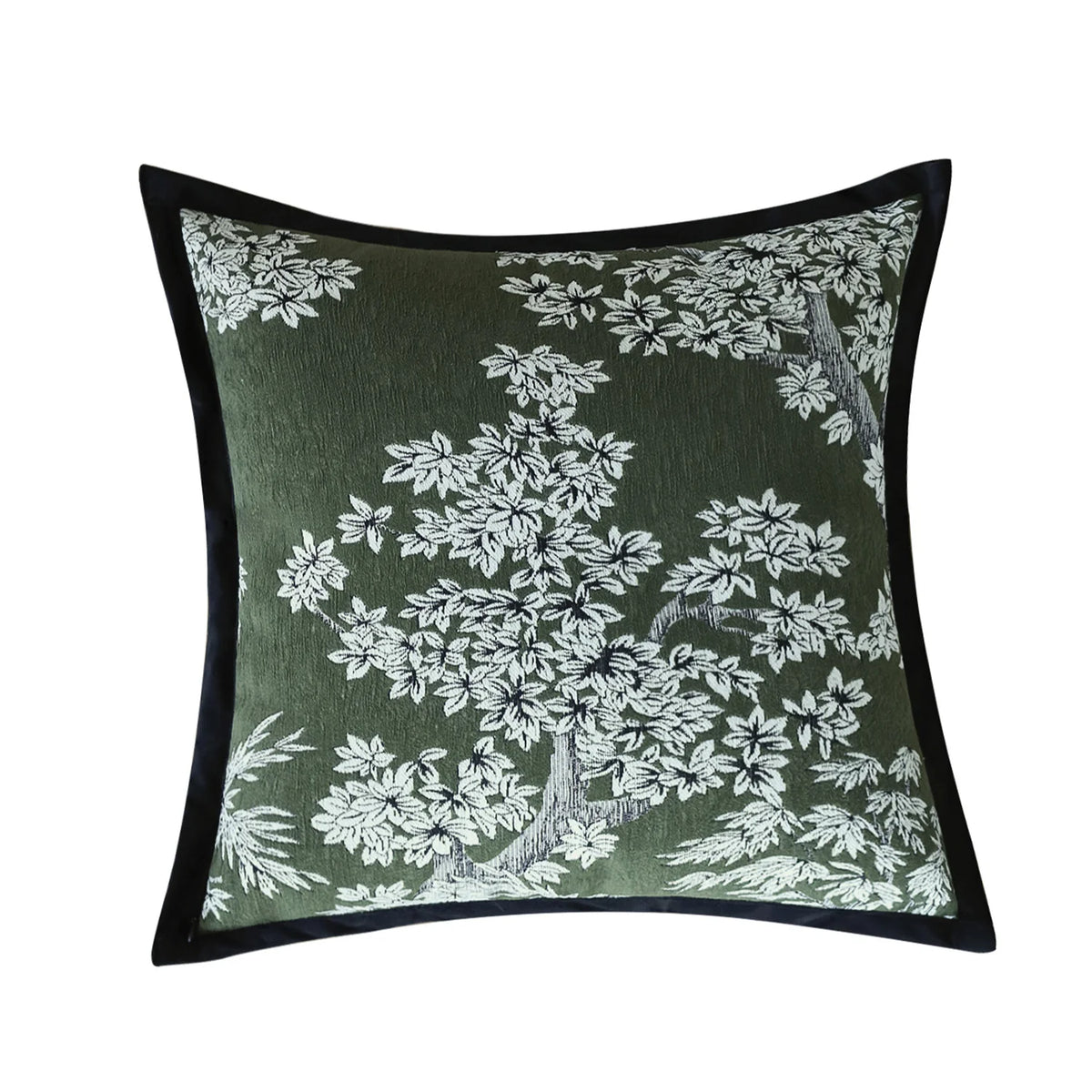 Decorative Pillow Cover Hand-Tufted Loop Cotton-Linen 18x18