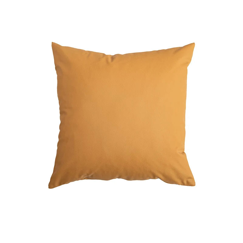 Decorative Pillow Cover Linen-Feel Hidden Zipper & Machine Washable
