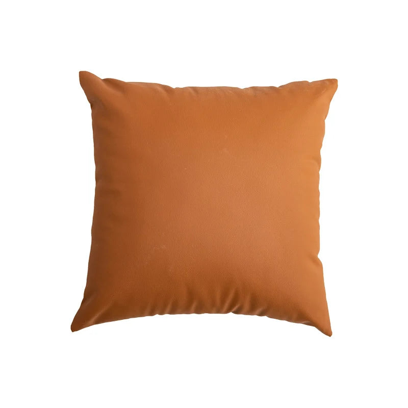 Decorative Pillow Cover Linen-Feel Hidden Zipper & Machine Washable