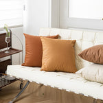 Decorative Pillow Cover Linen-Feel Hidden Zipper & Machine Washable