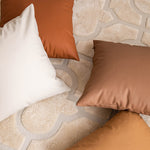 Decorative Pillow Cover Linen-Feel Hidden Zipper & Machine Washable