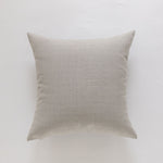Decorative Pillow Cover Linen-Like Slub-Weave Canvas Back Concealed Zipper