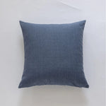 Decorative Pillow Cover Linen-Like Slub-Weave Canvas Back Concealed Zipper