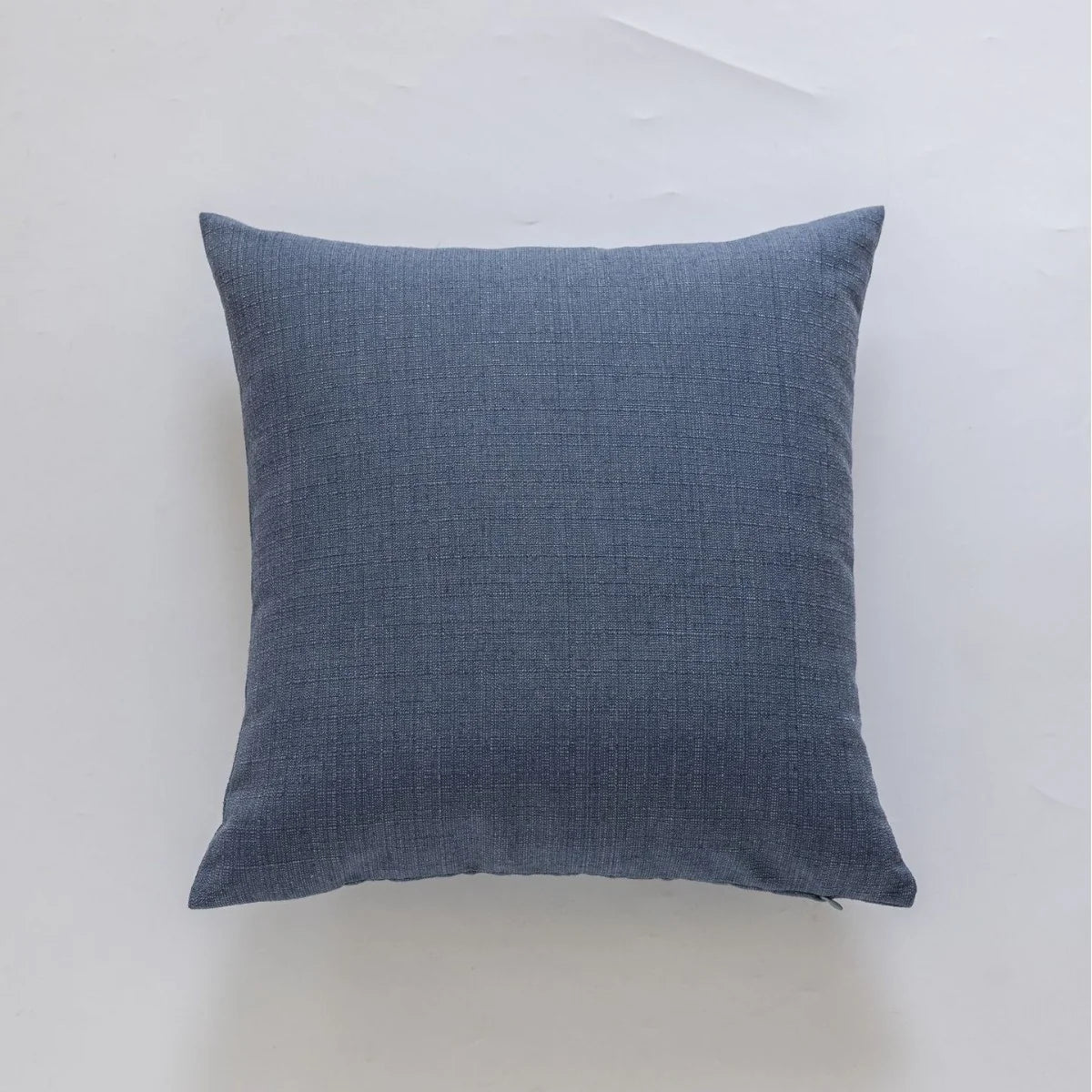 Decorative Pillow Cover Linen-Like Slub-Weave Canvas Back Concealed Zipper