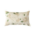 Decorative Pillow Cover Reversible Sketched Floral Linen-Look